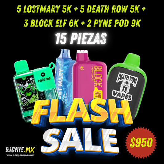 PACK 15PZ X $950