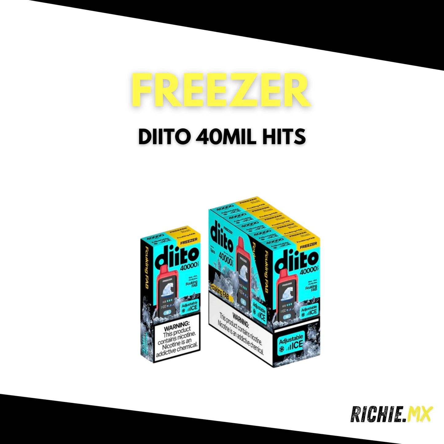 FREEZER 40MIL HITS (AJUSTABLE ICE)